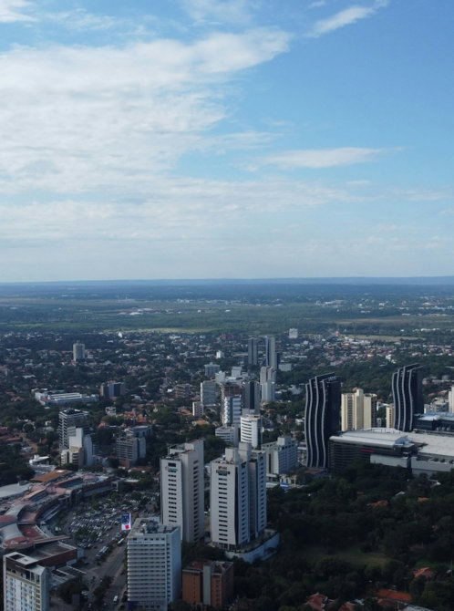 a city with many buildings